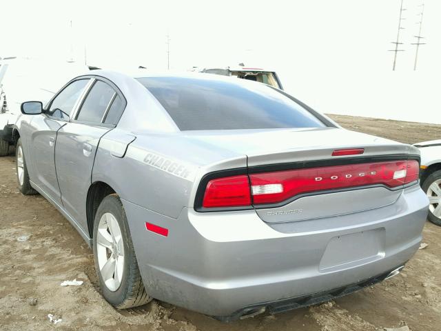 2B3CL3CG0BH544089 - 2011 DODGE CHARGER SILVER photo 3