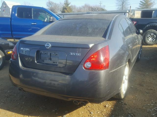 1N4BA41E15C829498 - 2005 NISSAN MAXIMA SE GRAY photo 4