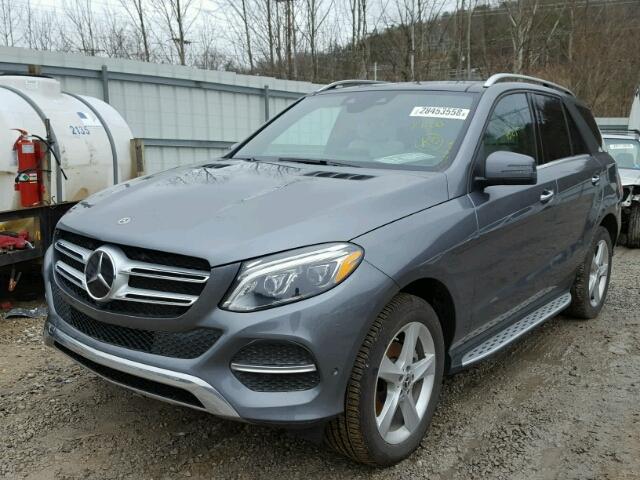 4JGDA5HB7HA982080 - 2017 MERCEDES-BENZ GLE 350 4M GRAY photo 2