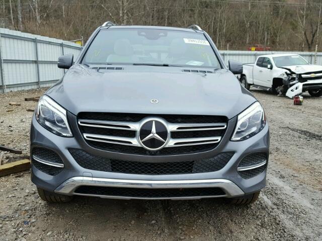 4JGDA5HB7HA982080 - 2017 MERCEDES-BENZ GLE 350 4M GRAY photo 9