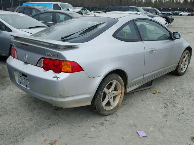 JH4DC53043C015023 - 2003 ACURA RSX TYPE-S SILVER photo 4