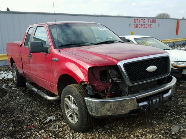 1FTPX14V47FB18663 - 2007 FORD F150 RED photo 1