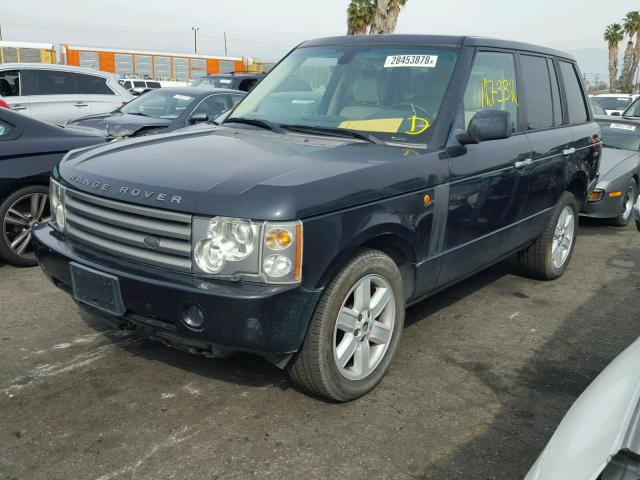 SALME11444A147036 - 2004 LAND ROVER RANGE ROVE BLACK photo 2