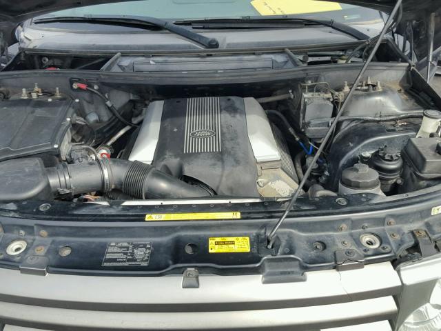 SALME11444A147036 - 2004 LAND ROVER RANGE ROVE BLACK photo 7