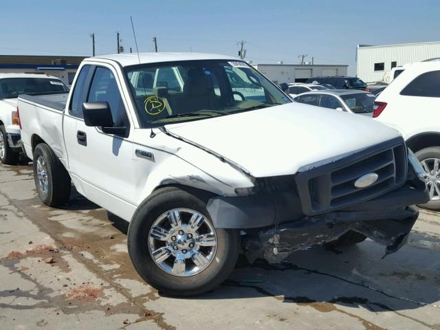 1FTRF12287NA46375 - 2007 FORD F150 WHITE photo 1