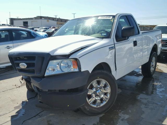 1FTRF12287NA46375 - 2007 FORD F150 WHITE photo 2