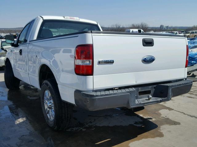 1FTRF12287NA46375 - 2007 FORD F150 WHITE photo 3