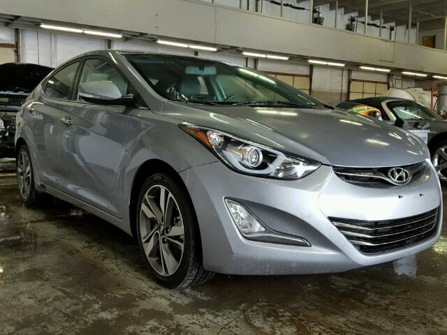 5NPDH4AE5GH658437 - 2016 HYUNDAI ELANTRA SE SILVER photo 1