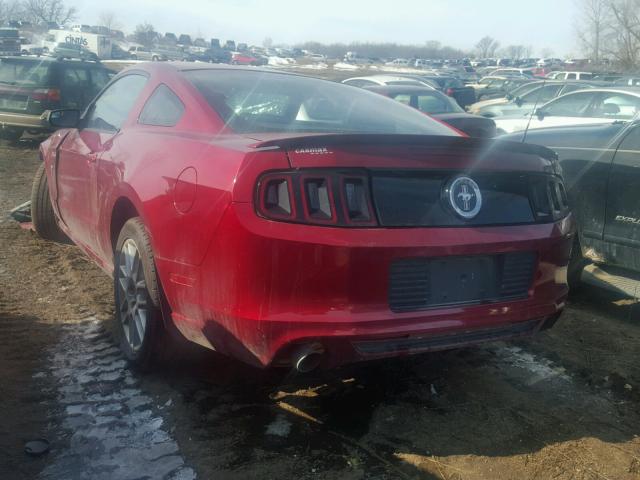 1ZVBP8AM3E5248979 - 2014 FORD MUSTANG RED photo 3