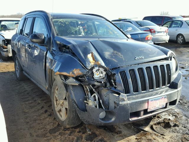 1J8FF47W58D696846 - 2008 JEEP COMPASS SP BLUE photo 1