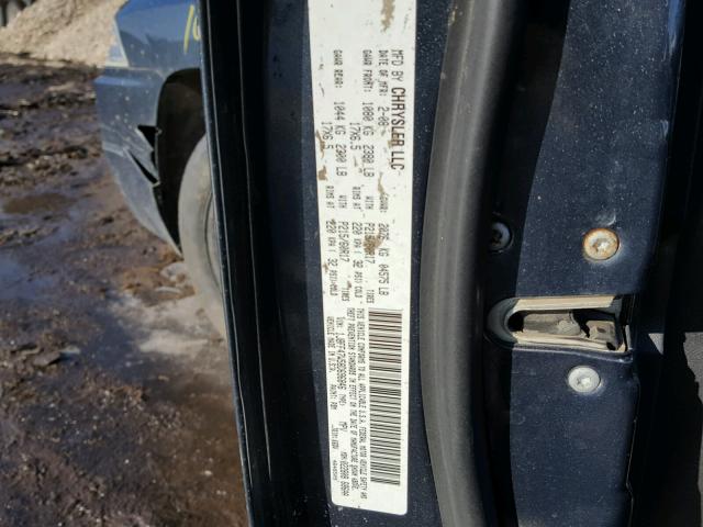 1J8FF47W58D696846 - 2008 JEEP COMPASS SP BLUE photo 10