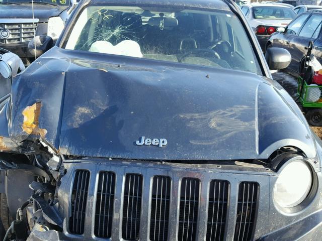 1J8FF47W58D696846 - 2008 JEEP COMPASS SP BLUE photo 7
