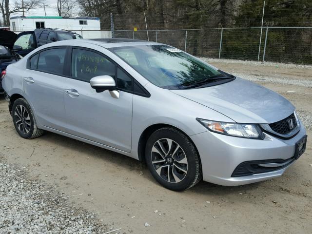 2HGFB2F87EH530497 - 2014 HONDA CIVIC EX Gümüş foto 1