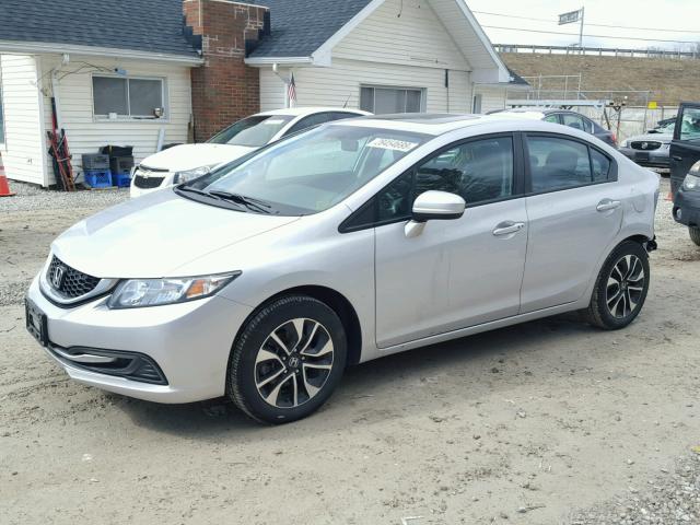 2HGFB2F87EH530497 - 2014 HONDA CIVIC EX Gümüş foto 2