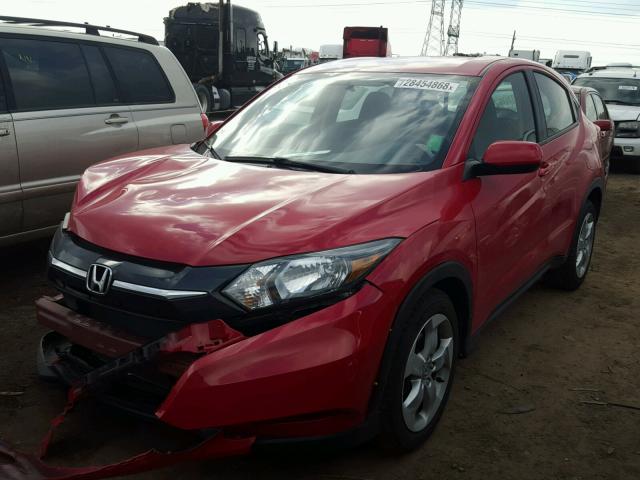 3CZRU6H35GM752744 - 2016 HONDA HR-V LX RED photo 2