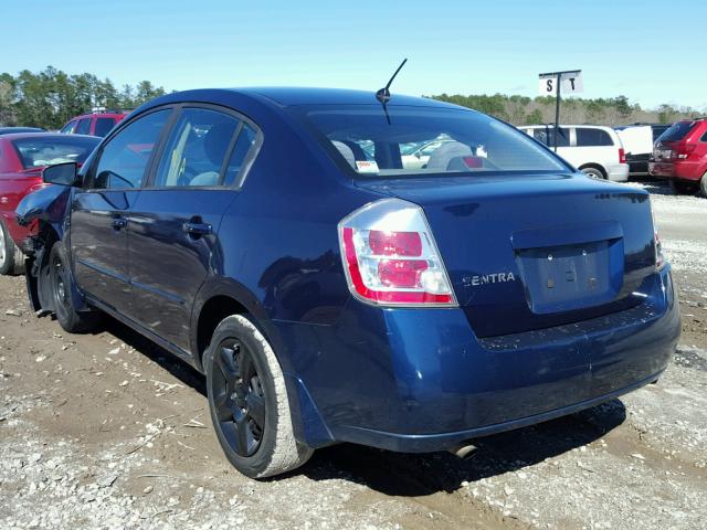 3N1AB61E78L631552 - 2008 NISSAN SENTRA 2.0 BLUE photo 3