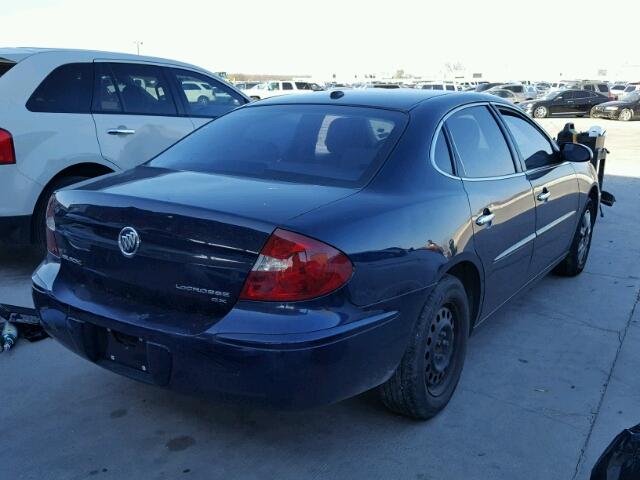 2G4WC582271188485 - 2007 BUICK LACROSSE C BLUE photo 4