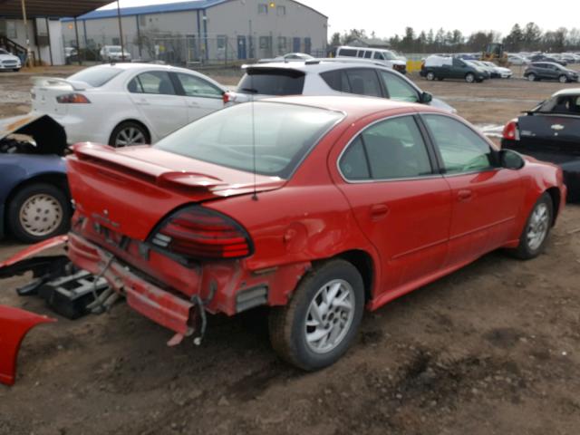 1G2NF52E44M519579 - 2004 PONTIAC GRAND AM S წითელი ფოტო 4