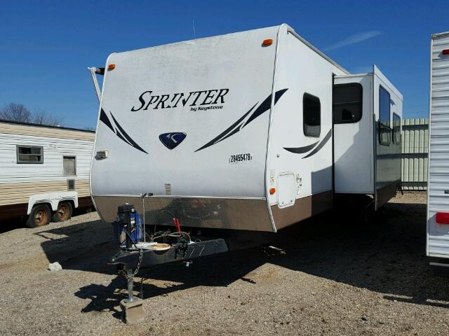 4YDT32324B1533377 - 2011 KEYSTONE SPRINTER WHITE photo 1