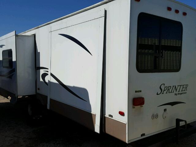 4YDT32324B1533377 - 2011 KEYSTONE SPRINTER WHITE photo 4