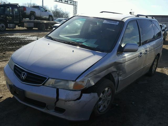 5FNRL18933B103958 - 2003 HONDA ODYSSEY EX SILVER photo 2