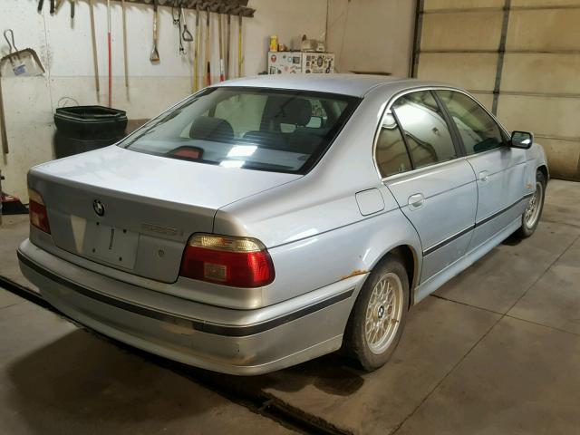 WBADD6320WGT91606 - 1998 BMW 528 I AUTO SILVER photo 4