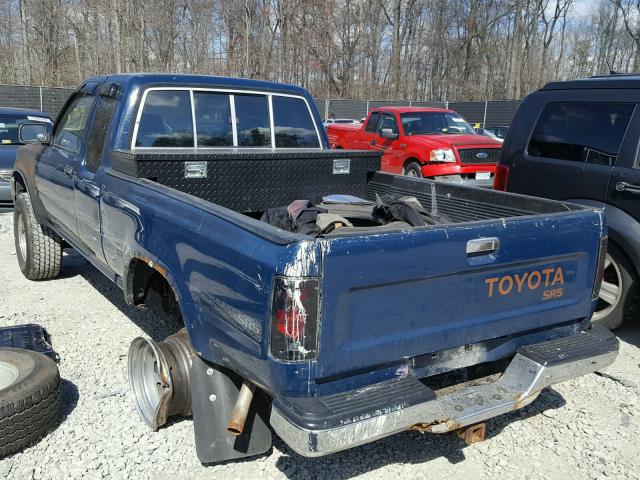 JT4VN13G7L5015432 - 1990 TOYOTA PICKUP 1/2 BLACK photo 3