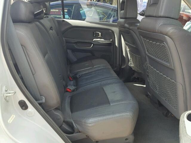 2HKYF18573H504009 - 2003 HONDA PILOT EXL SILVER photo 6