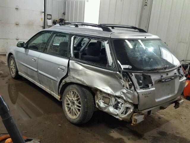 4S3BH635737308564 - 2003 SUBARU LEGACY L SILVER photo 3