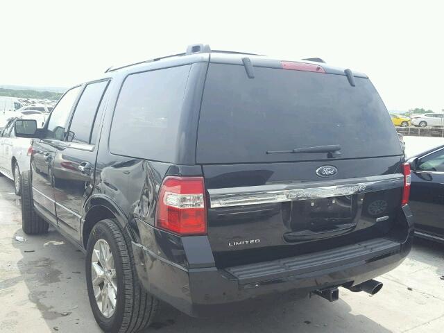 1FMJU1KT6HEA30734 - 2017 FORD EXPEDITION BLACK photo 3