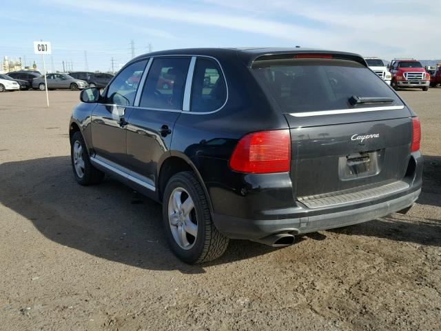 WP1AA29PX4LA23592 - 2004 PORSCHE CAYENNE BLACK photo 3