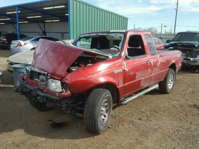 1FTLR4FE5BPB21095 - 2011 FORD RANGER SUP RED photo 2