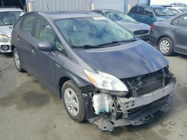 JTDKN3DU2A0245022 - 2010 TOYOTA PRIUS GRAY photo 1