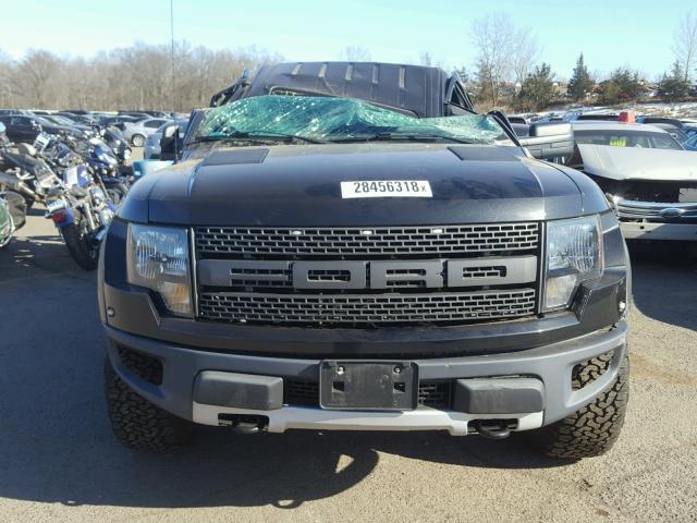 1FTEX1EV0AFB67890 - 2010 FORD F150 SUPER GRAY photo 9