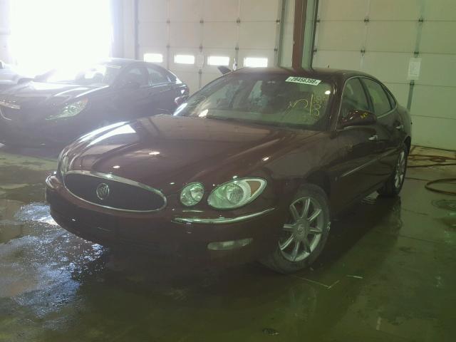 2G4WD582171230030 - 2007 BUICK LACROSSE C BURGUNDY photo 2