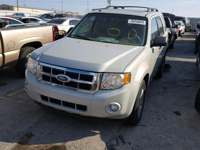 1FMCU03719KC68644 - 2009 FORD ESCAPE XLT GOLD photo 2