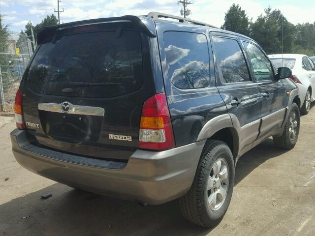 4F2CZ06144KM09504 - 2004 MAZDA TRIBUTE ES BLACK photo 4