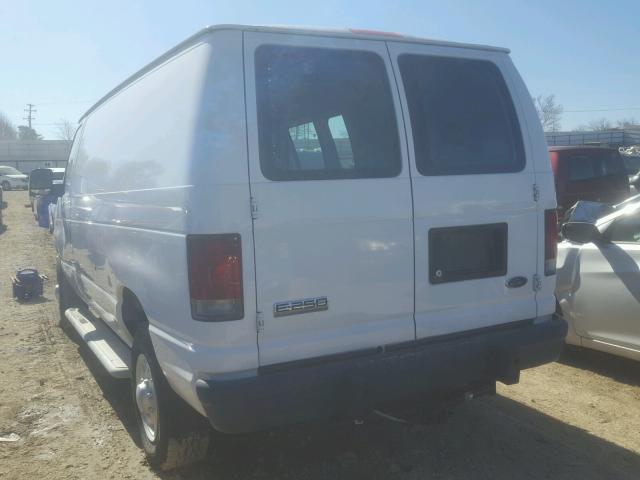 1FTNE24W68DB03364 - 2008 FORD ECONOLINE WHITE photo 3