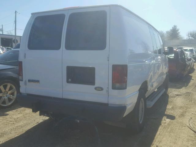 1FTNE24W68DB03364 - 2008 FORD ECONOLINE WHITE photo 4