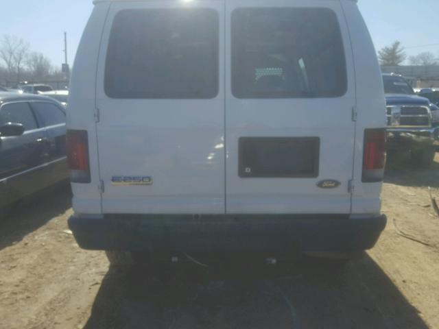 1FTNE24W68DB03364 - 2008 FORD ECONOLINE WHITE photo 9