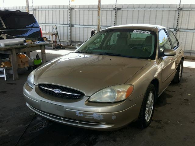 1FAFP55U4YA263618 - 2000 FORD TAURUS SES GOLD photo 2