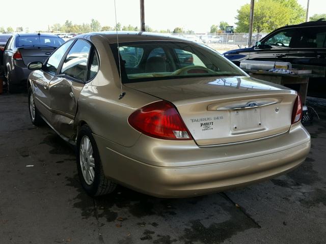 1FAFP55U4YA263618 - 2000 FORD TAURUS SES GOLD photo 3