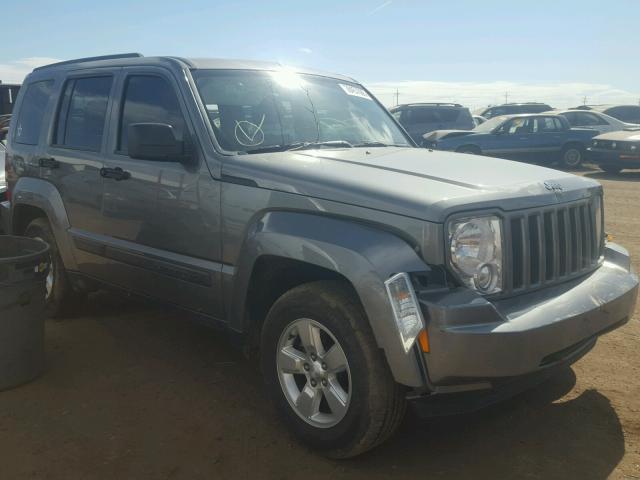 1C4PJMAKXCW161637 - 2012 JEEP LIBERTY SP SILVER photo 1