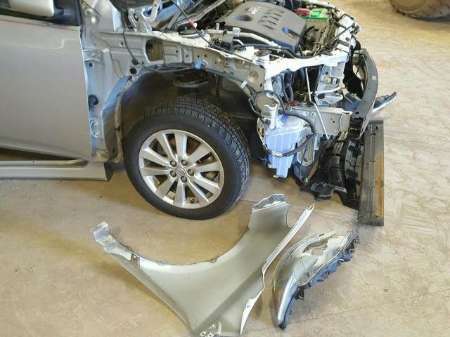 1NXBU40E19Z044199 - 2009 TOYOTA COROLLA BA SILVER photo 9