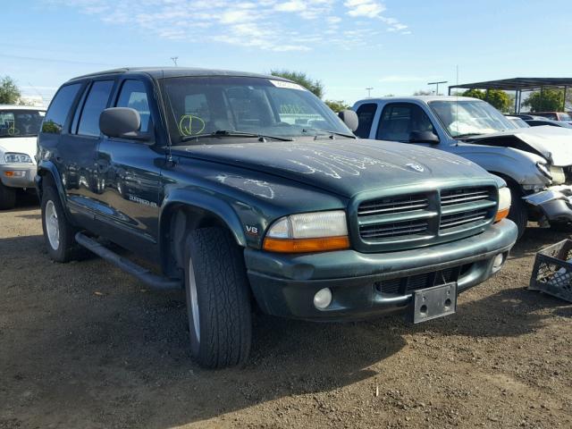 1B4HS28Z1XF600137 - 1999 DODGE DURANGO GREEN photo 1