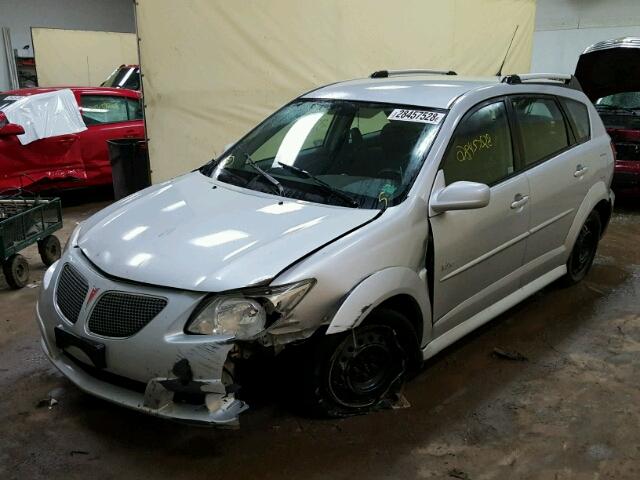 5Y2SL65888Z400350 - 2008 PONTIAC VIBE SILVER photo 2