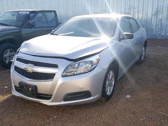 1G11A5SA8DF302622 - 2013 CHEVROLET MALIBU LS ვერცხლისფერი ფოტო 2
