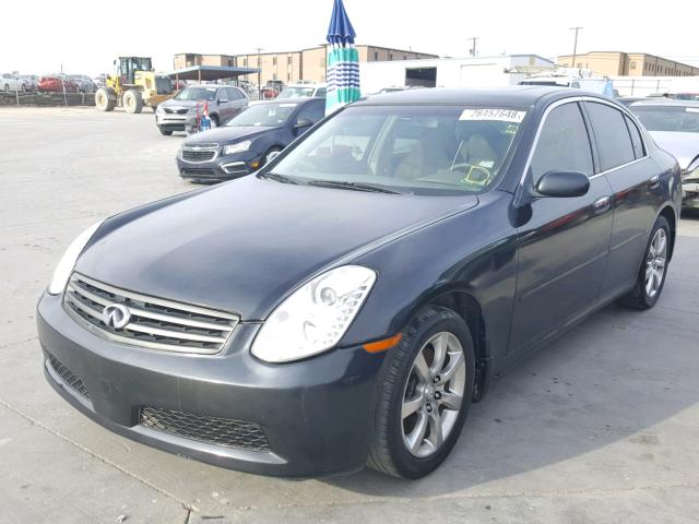 JNKCV51E45M213411 - 2005 INFINITI G35 BLACK photo 2