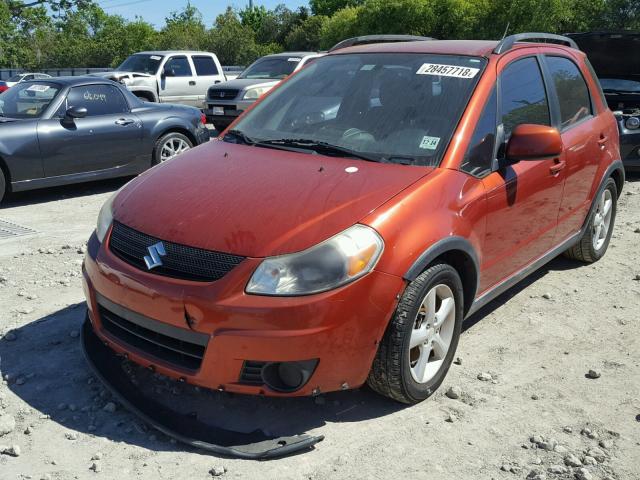 JS2YB413396203476 - 2009 SUZUKI SX4 TECHNO ORANGE photo 2