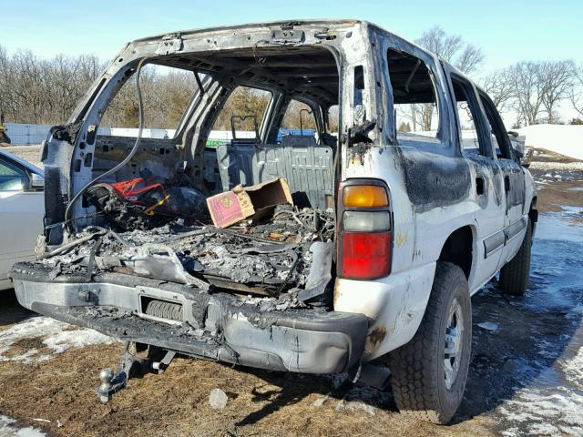 1GNEK13ZX4J238865 - 2004 CHEVROLET TAHOE K150 WHITE photo 4